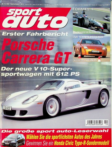 Deckblatt Sport Auto (10/2003)